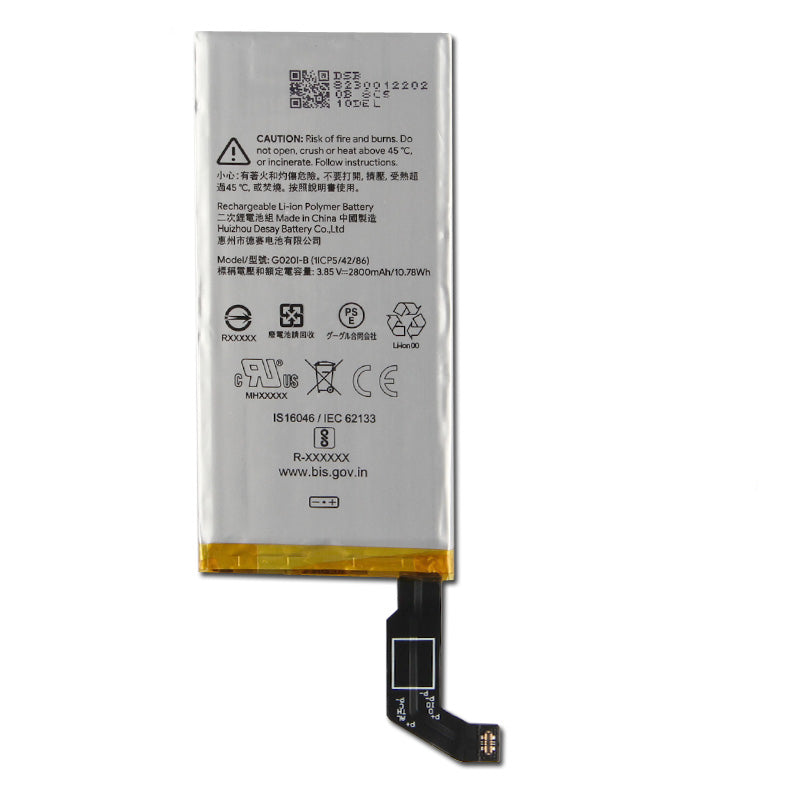 Batterie de remplacement pour Google Pixel 4, G020I-B Batterie de remplacement pour Google Pixel 4, G020I-B
